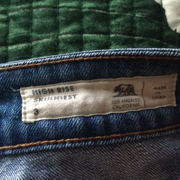 Pacsun distressed indigo high rise jeans - Picture 3 of 6